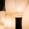 AnLi Style Hanglamp 5L stripe white glass mix