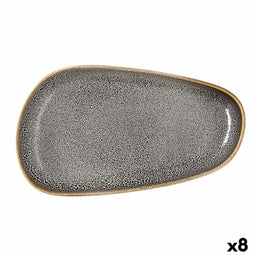 Eetbord Ariane Jaguar Freckles Bruin Keramisch Rechthoekig 27 cm (8 Stuks)