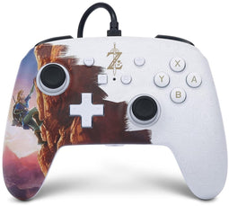PowerA NSGP0031-01 - Gamecontroller - Bedraad met 3,5 mm audio-aansluiting - Bruin Goud Wit Zwart