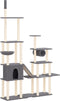 vidaXL - Kattenmeubel - met - sisal - krabpalen - 279 - cm - donkergrijs