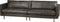 BePureHome Rodeo Bank 3-Zits - Recycle Leer - Zwart - 83x275x88