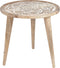 Bijzettafel set van 2 lichtbruin SAKITA