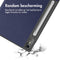 imoshion Tablet Hoes - Geschikt voor Lenovo Tab P12 - Trifold Bookcase - Donkerblauw