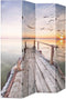 vidaXL - Kamerscherm - inklapbaar - meer - 160x170 - cm