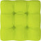 vidaXL - Palletkussen - 58x58x10 - cm - stof - heldergroen