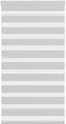 vidaXL - Zebra - rolgordijn - 85x100 - cm - stofbreedte - 80,9 - cm - lichtgrijs
