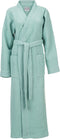 Heckettlane Badjas Wafel - Ochtendjas Unisex - 65% Gerecycled Katoen - Groen (M)