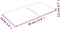 vidaXL - Wandpanelen - 12 - st - 0,54 - m² - 30x15 - cm - stof - paars