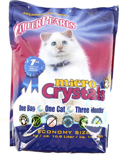 Litter pearls micro crystals kattenbakvulling 10,5 lbs / 4,76 kg - Silica gel die alle geur absorbeert