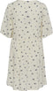 PIECES PCSHEA - Dames Jurk - Korte mouw V-hals - Blauwe bloemenprint