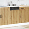 vidaXL - Vaatwaspaneel - Kalmar - 45x1,5x67 - cm - bewerkt - hout - artisanaal - eiken