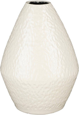 Mica Decorations Vaas Morris - 27x27x40 cm - Keramiek - Wit