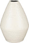 Mica Decorations Vaas Morris - 27x27x40 cm - Keramiek - Wit