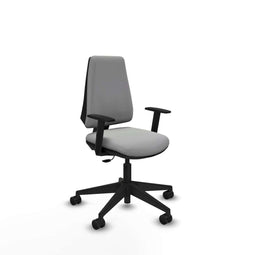 Piqueras y Crespo Elche B1D066N - Bureaustoel - Verstelbare hoogte met armleuning - Lichtgrijs