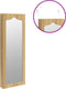 vidaXL - Sieradenkast - met - spiegel - wandgemonteerd - 37,5x10x106 - cm