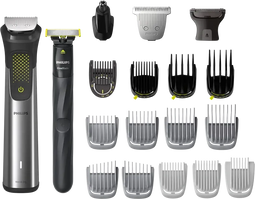 Philips Multigroom Series 9000 MG9555/15 - All-in-One Trimmer - 20-in-1 met BeardSense en OneBlade - Zwart