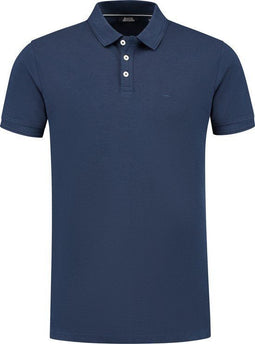 Boston Brothers Piqué Poloshirt - Klassieke Pasvorm - Navy - XL