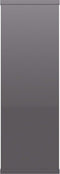vidaXL - Wandschappen - 104x20x58,5 - cm - bewerkt - hout - hoogglans - grijs