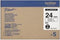 Brother HGe-151V5 - High Grade labeltape - Zwart op transparant - 24mm x 8m