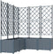vidaXL - Tuinplanter - met - Trellis - 5 - stuks - Lichtgrijs - 120x120x143 - cm