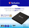 Verbatim Slimline - Externe DVD-brander - USB-C aansluiting - Zwart