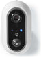 Nedis SmartLife Camera voor Buiten - Wi-Fi - Full HD 1080p - IP65 - Max. batterijduur: 4 Maanden - Cloud Opslag (optioneel) / microSD (niet inbegrepen) - 5 V DC - Met bewegingssensor - Nachtzicht - Wit