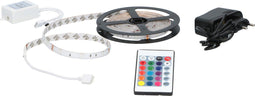 Grundig LED-Strip 3 Meter - met Afstandsbediening - Zelfklevend - Meerkleurig