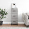 vidaXL - Dressoir - 34,5x34x90 - cm - bewerkt - hout - grijs - sonoma - eikenkleurig