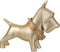 J-Line Hond Keramiek Goud Small - 4x5x12cm