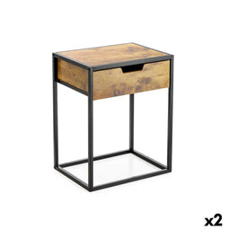 Bijzettafel Confortime 40 x 30 x 68 cm (2 Stuks)