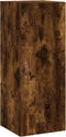 vidaXL - Hangkast - 34,5x34x90 - cm - gerookt - eikenkleurig