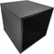 LP vinyl opbergkast kubus - platenkast - lp vinyl platen opbergrek - zwart
