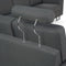 STOCKHOLM - Bank U-vormig - Donkergrijs - Rechterzijde - Polyester