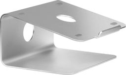 Aluminium Houder Stand voor laptop Maclean MC-730 Ventilatiesysteem in het midden van het steunvlak