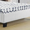 Juskys Verona - Gestoffeerd Bed - LED Verlichting - Wit - 90 x 200 cm
