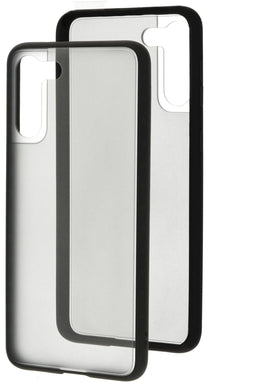 Mobiparts Galaxy S21 Plus - Soft case - Krasbestendig met opstaande randen - Grijs