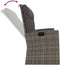 vidaXL - Tuinbank - verstelbaar - met - kussens - 173 - cm - poly - rattan - grijs