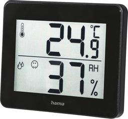 Hama Thermo-/hygrometer "TH-130", zwart