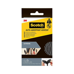 Scotch Plakband - 25 mm x 1 m - Max. 5 kg - Zwart (2 stuks)