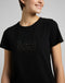 LEE Slim Cropped - Dames T-shirt - Maat S - Zwart