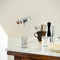 Dyberg Larsen Starlight - LED oplaadbare tafellamp - Dimbaar met marmeren voet - Chroom/grijs marmer