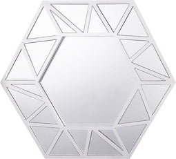 ISIGNY - Wandspiegel - Zilver - MDF