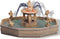 Lemax - Lighted Village Square Fountain - With 4.5V Adaptor
