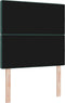 vidaXL - Hoofdbord - met - Kristallen - Knopen - in - Donkergroen - 90 - cm - van - Fluweel