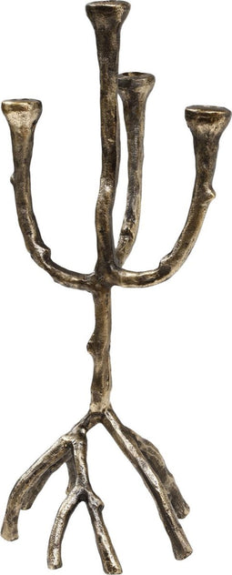 PTMD Roots Meervoudige Kandelaar Boom - H52 x Ø16 cm - Ijzer - Koper
