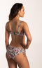 Cyell Wajang Floral - Bikinitop Voorgevormd met Beugel - Maat 36E - Wit/Paars/Groen