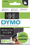 DYMO D1 - Etiketten - 24 mm x 7 m - Wit op Zwart (1 stuk)