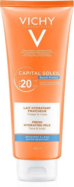 Vichy Capital Soleil SPF20 Frisse Hydraterende en Beschermende Zonnemelk - Lichaam en Gelaat 300ml