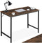 tectake® Jenkins - Bureau - Industrieel design - Houten bureaublad - Donkerbruin - Afmetingen (LxBxH) 100 x 50 x 75,5 cm