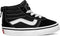 Vans TD Ward Hi Zip Sneakers - Hoge sneakers - Dubbel gestikte bovenlaag - (Suede Canvas) Black/Whit - Maat 26